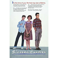 Sixteen Candles- It's The Time Of Your Life poster