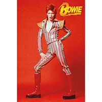 David Bowie- Red Glam poster (B9)