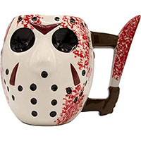 Friday The 13th- 3D Sculpted Mask & Machete 20 oz Jumbo Mug