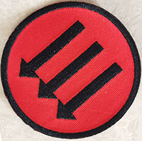 Anti Fascist (3 Arrows) Embroidered Patch