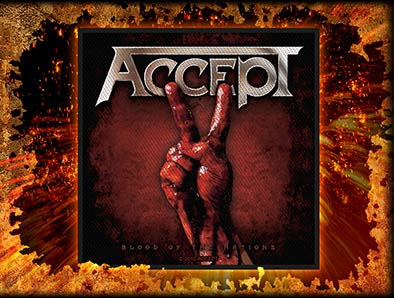Accept- Blood Of The Nations Woven Patch (EP511)