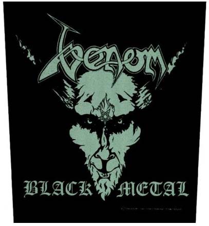 Venom- Black Metal Sewn Edge Back Patch (bp8)