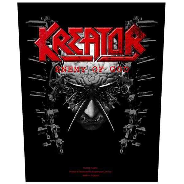 Kreator- Enemy Of God Sewn Edge Back Patch (bp67)