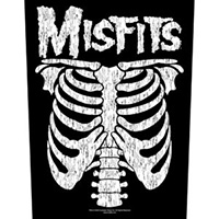 Misfits- Skeleton Ribcage Back Patch (bp40)