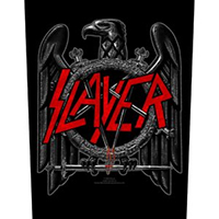 Slayer- Black Eagle Sewn Edge Back Patch (bp101)