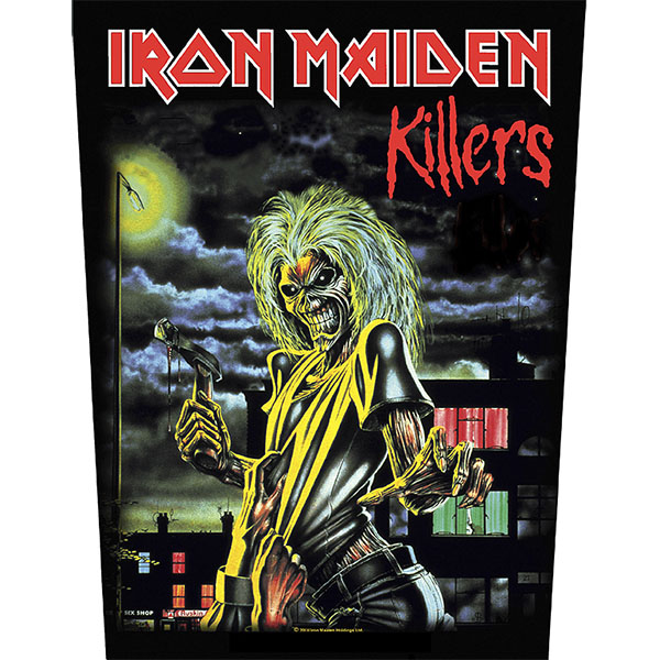 Iron Maiden- Killers Sewn Edge Back Patch (bp26)