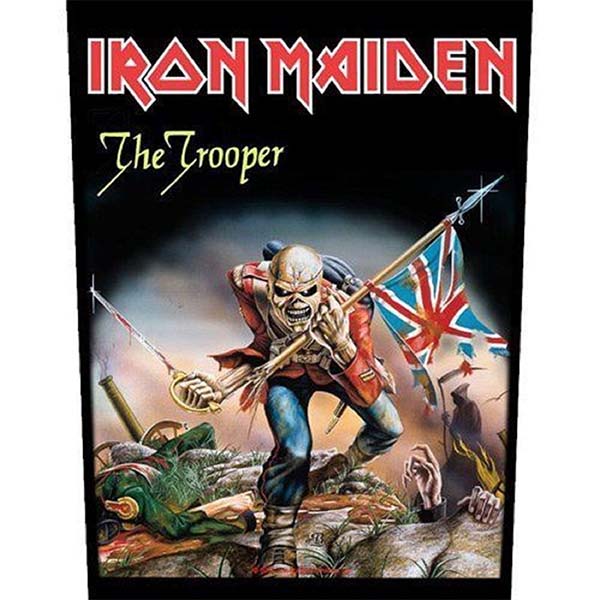 Iron Maiden- The Trooper Sewn Edge Back Patch (bp27)