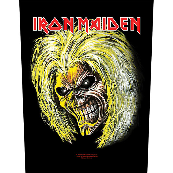 Iron Maiden- Eddie Face Sewn Edge Back Patch (bp71)