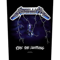 Metallica- Ride The Lightning Sewn Edge Back Patch (bp218)