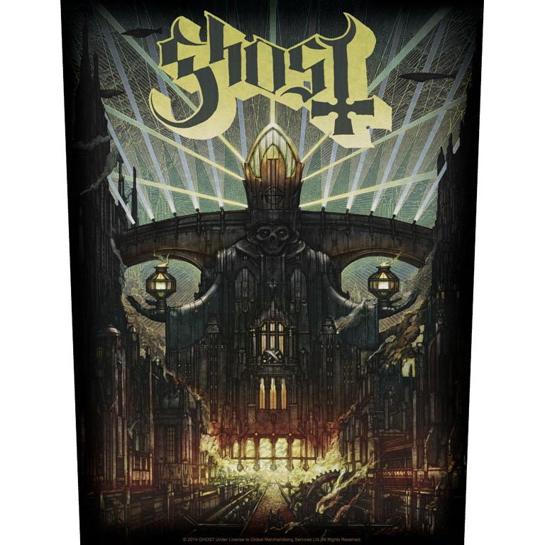 Ghost- Meliora sewn edge back patch (bp63)