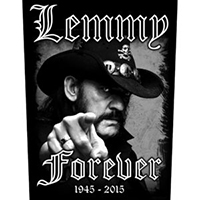 Lemmy (Motorhead)- Forever (1945-2015) Sewn Edge Back Patch (bp108)