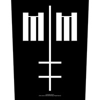 Marilyn Manson- Cross Symbol Sewn Edge Back Patch (bp141)