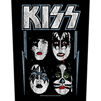 Kiss- Faces Sewn Edge Back Patch (bp261)