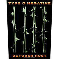 Type O Negative- October Rust Sewn Edge Back Patch (bp214)