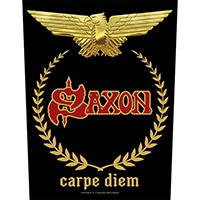 Saxon- Carpe Diem Sewn Edge Back Patch (bp290)