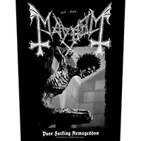 Mayhem- Pure Fucking Armageddon Sewn Edge Back Patch (bp291)