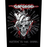 Carcass- Rotten To The Gore Sewn Edge Back Patch (bp235)