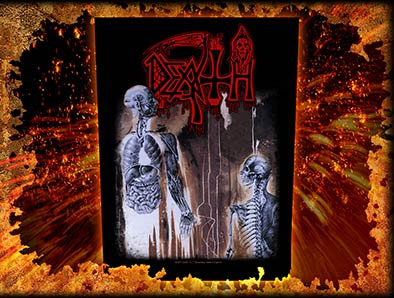 Death- Human Sewn Edge Back Patch (bp29)