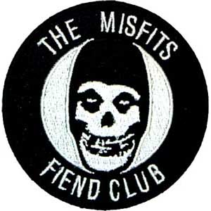 Misfits- Fiend Club embroidered patch (ep402)