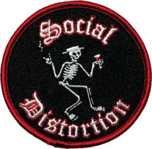 Social Distortion- Skelly embroidered patch (ep304)