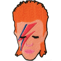 David Bowie- Aladdin Sane embroidered patch (ep147)