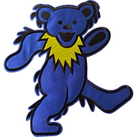 Grateful Dead- Blue Dancing Bear embroidered back patch