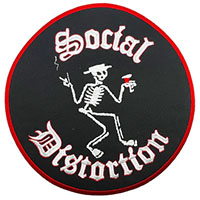 Social Distortion- Skeleton embroidered back patch