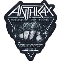 Anthrax- Soldiers Of Metal embroidered patch (ep999)