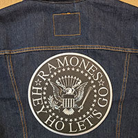 Ramones- Hey Ho Let's Go Seal embroidered back patch