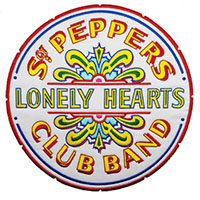 Beatles- Sgt Peppers Lonely Hearts Club Band embroidered back patch