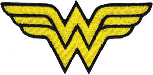 DC Comics- Wonder Woman Symbol embroidered patch (ep700)