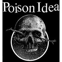 Poison Idea- Skull cloth patch (cp272)