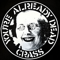 Crass- You're Already Dead back patch