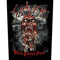 Slayer- World Painted Blood Sewn Edge Back Patch (bp152)