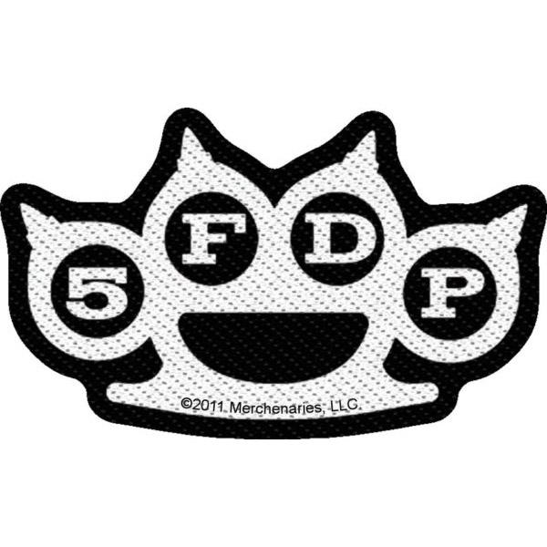 Five Finger Death Punch- Brass Knuckles Woven Patch (ep818)