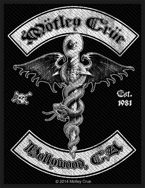 Motley Crue- Dr Feelgood Crest Woven Patch (ep763) (Import)