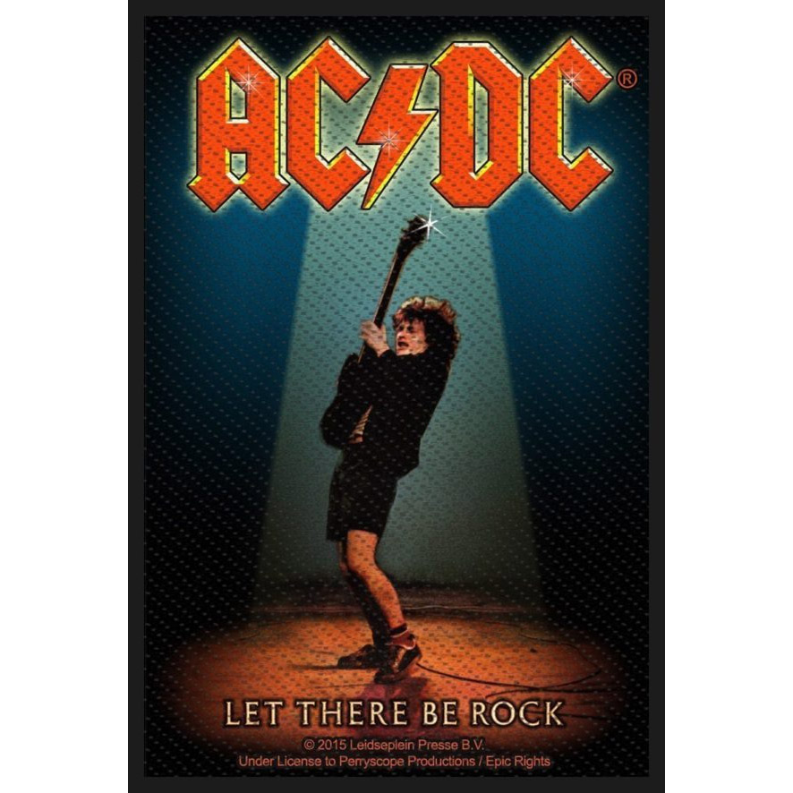 AC/DC- Let There Be Rock Woven patch (ep807)