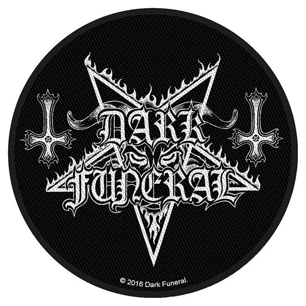 Dark Funeral- Pentagram woven patch (ep464)