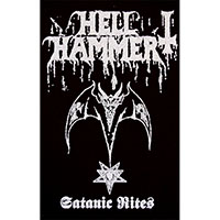 Hellhammer- Satanic Rites cloth patch (cp425)