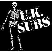 UK Subs- Skeleton cloth patch (cp267)