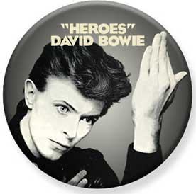 David Bowie- Heroes pin (pinX442)