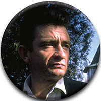 Johnny Cash- Headshot pin (pinX93)