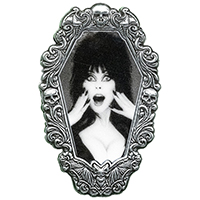 Elvira Hands Gothic Frame Enamel Pin by Kreepsville 666 (MP413)