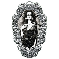 Vampira Gorey Gothic Frame Enamel Pin from Kreepsville (MP76)