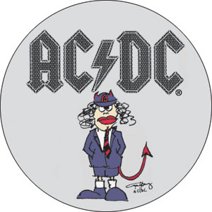 AC/DC- Angus Drawing pin (pinX326)