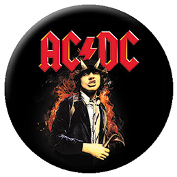 AC/DC- Highway To Hell Angus Flames pin (pinX123)