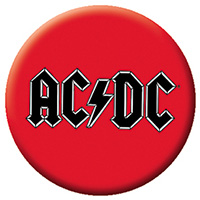 AC/DC- Logo On Red pin (pinX14)