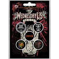 Wednesday 13- Condolences 5 Pin Set (Imported)