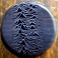 Unknown Pleasures 1.25" pin (pin-C215)