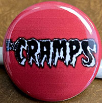 Cramps- Logo (Black/Red) pin (pin-C326)